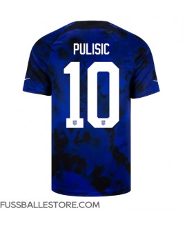 Günstige Vereinigte Staaten Christian Pulisic #10 Auswärtstrikot WM 2022 Kurzarm
